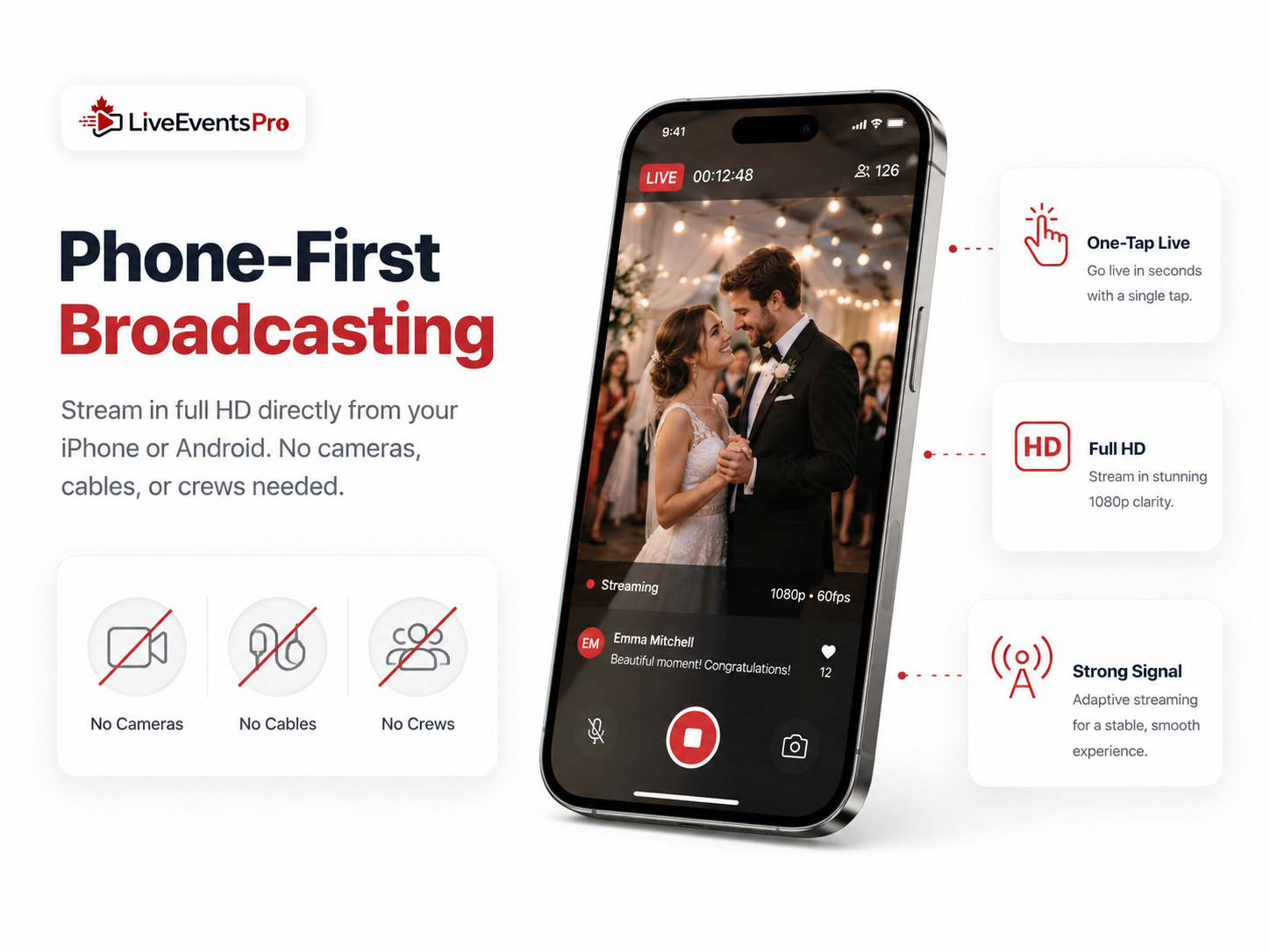 Phone-First Broadcasting