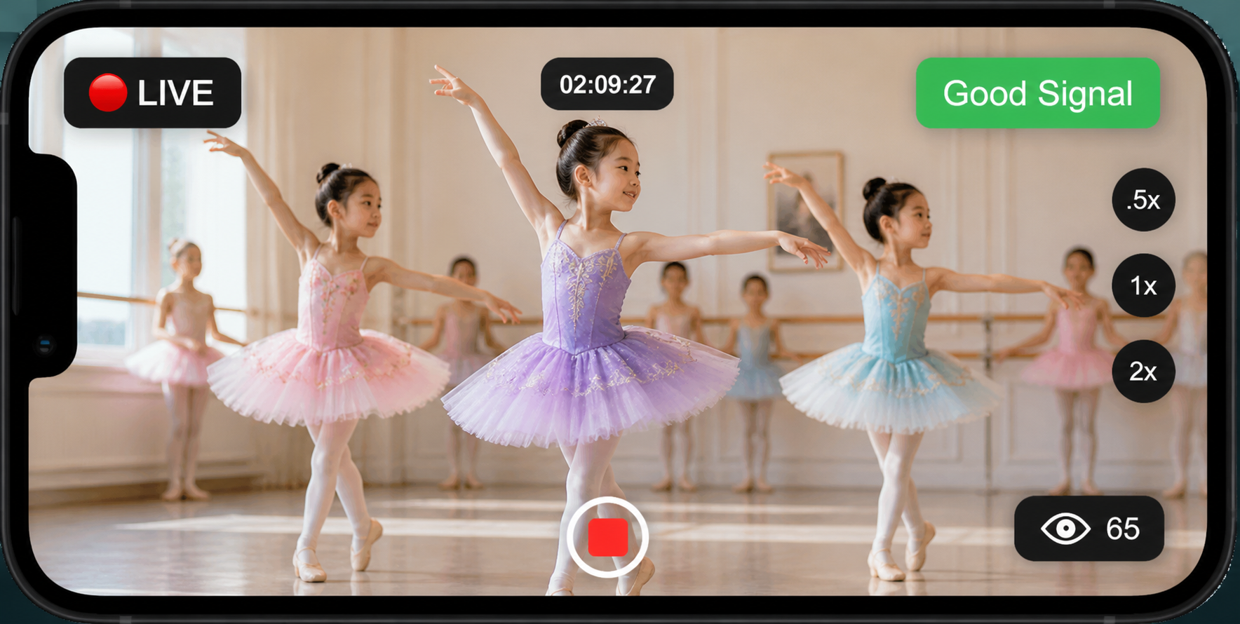 Dance performance stream